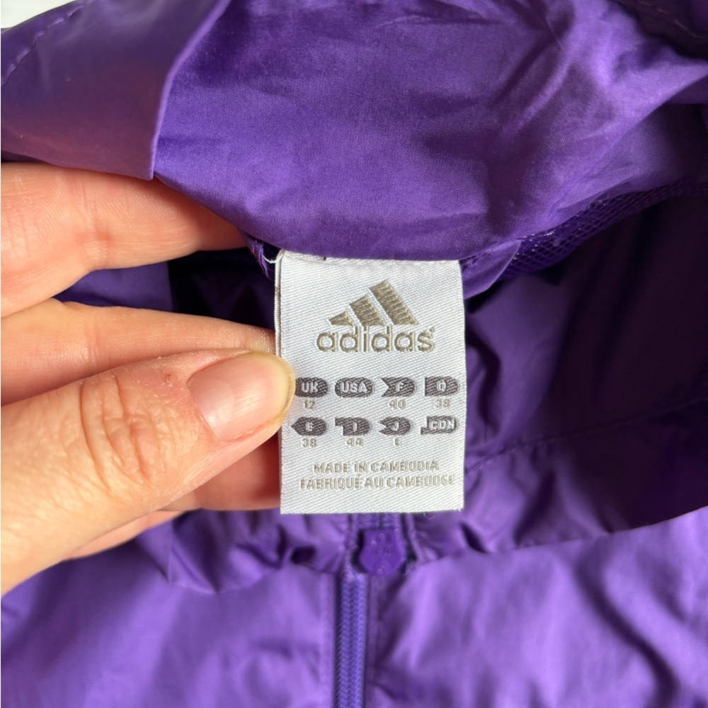 Adidas Light Purple and Pink Jacket Youth Size 14 - Picture 3 of 4